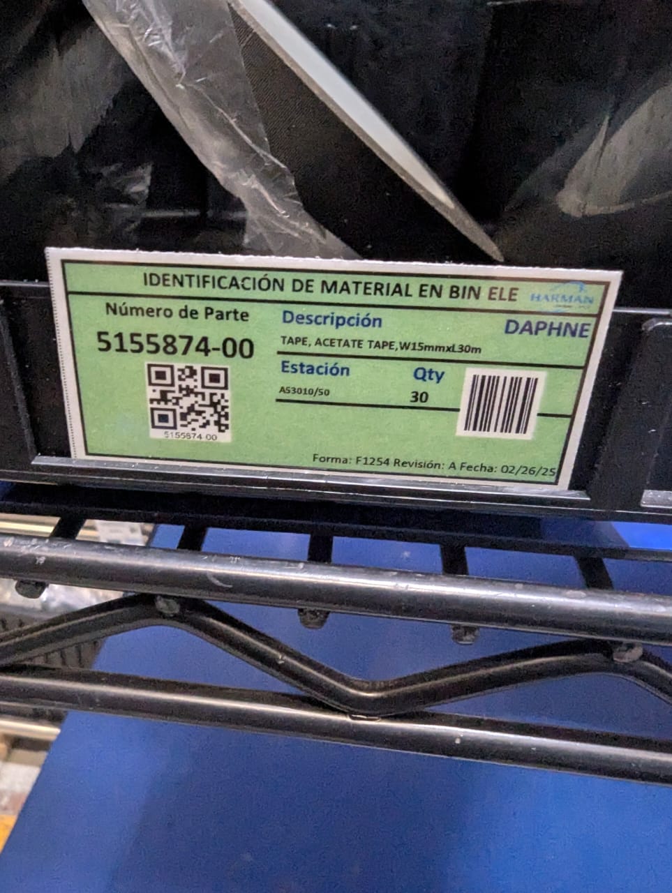 Identificación de bins — vista 2