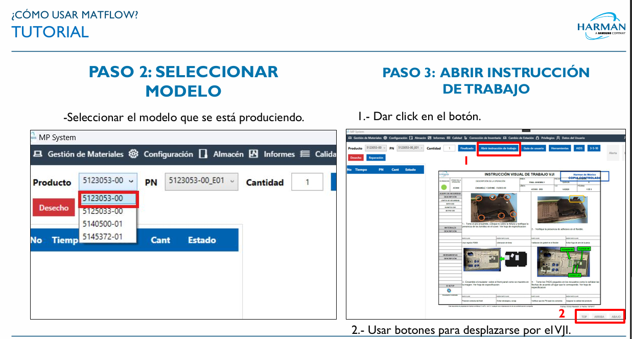 Entrenamiento Material Flow — diapositiva 3