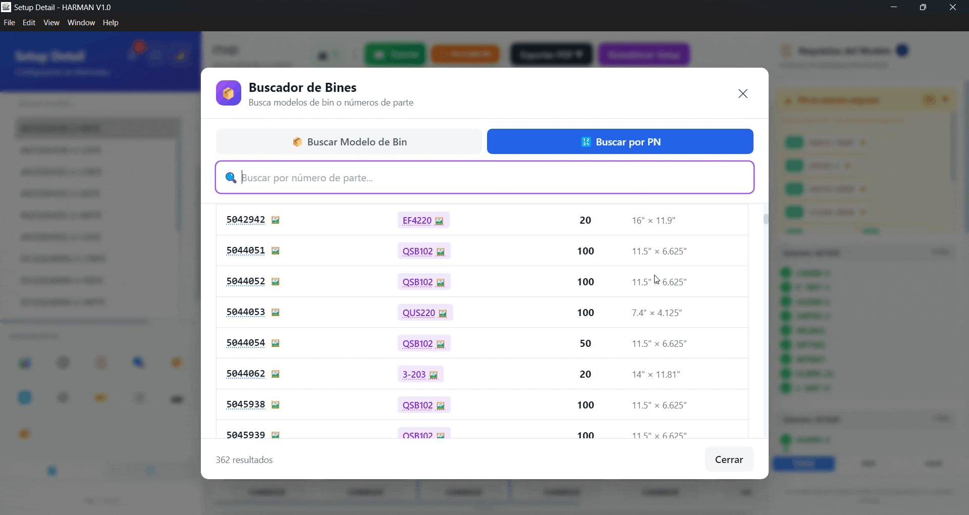 Setup Detail App — Demo 3